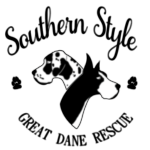 Southern Style Great Dane Rescue Logo